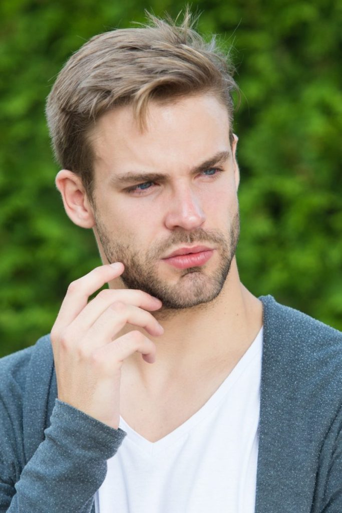 The Modern Platinum Quiff